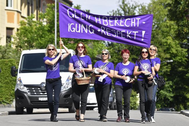 Women in Switzerland Stage Strike for Equality