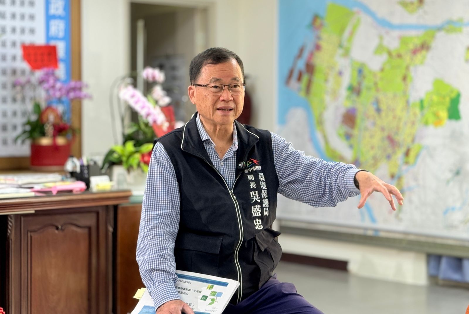 Taichung City's Environmental Protection Bureau Uses Technology to Reduce the Environmental Impact of Construction Projects
